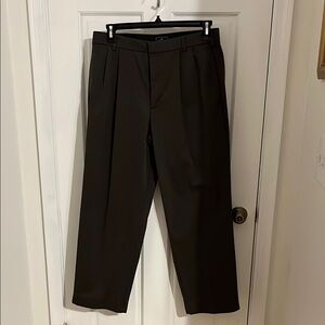 Dockers Dark Green Dress Pants Classic Tailored Fit